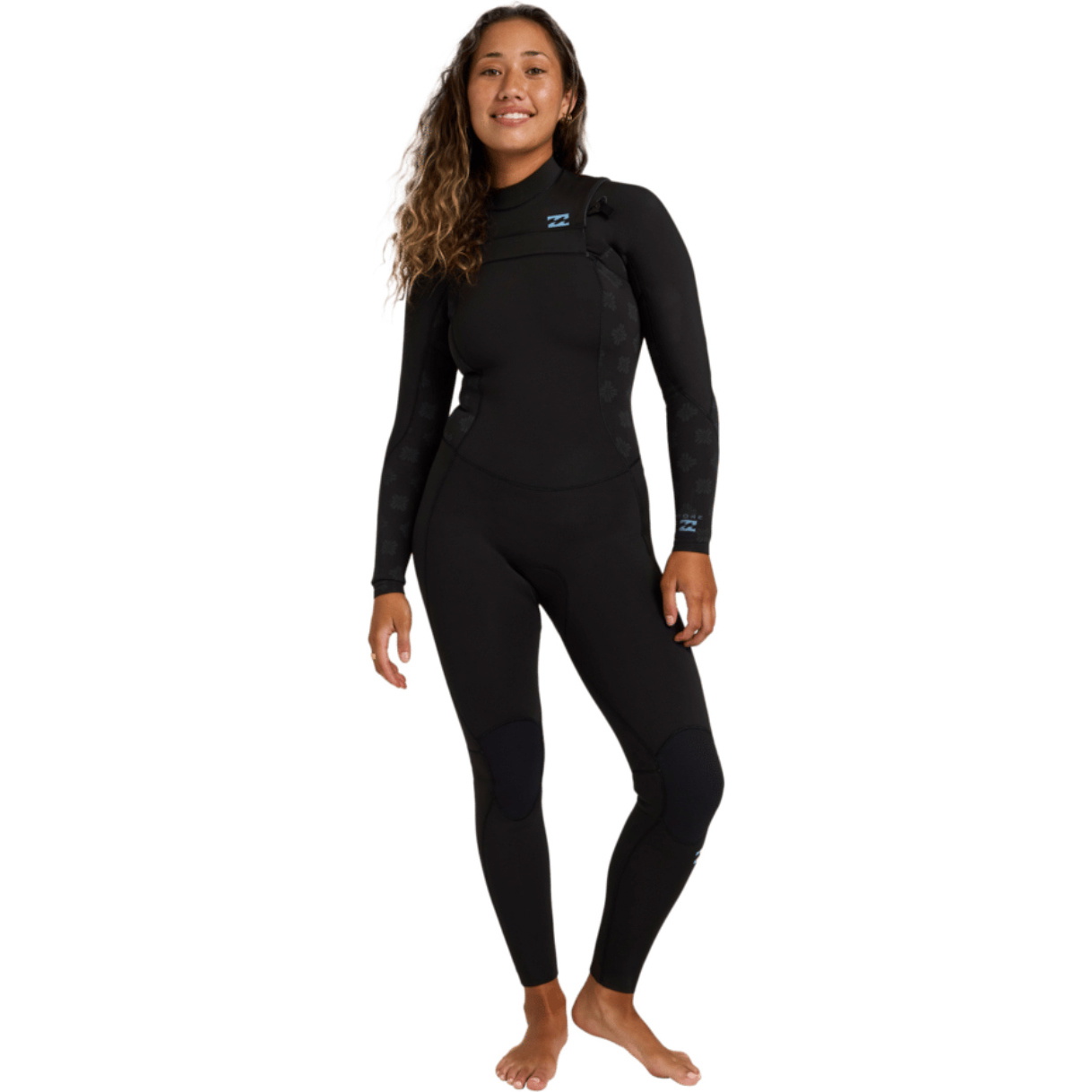 2026 Billabong Womens Absolute Core 4/3mm Chest Zip Wetsuit ABJW100239 - Black